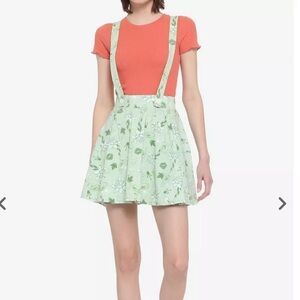 Disney Princess & The Frog Icons Suspender Skirt Tierra Cotton Spandex Junior S